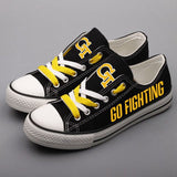 Georgia State Printed Flat Canvas Shoes