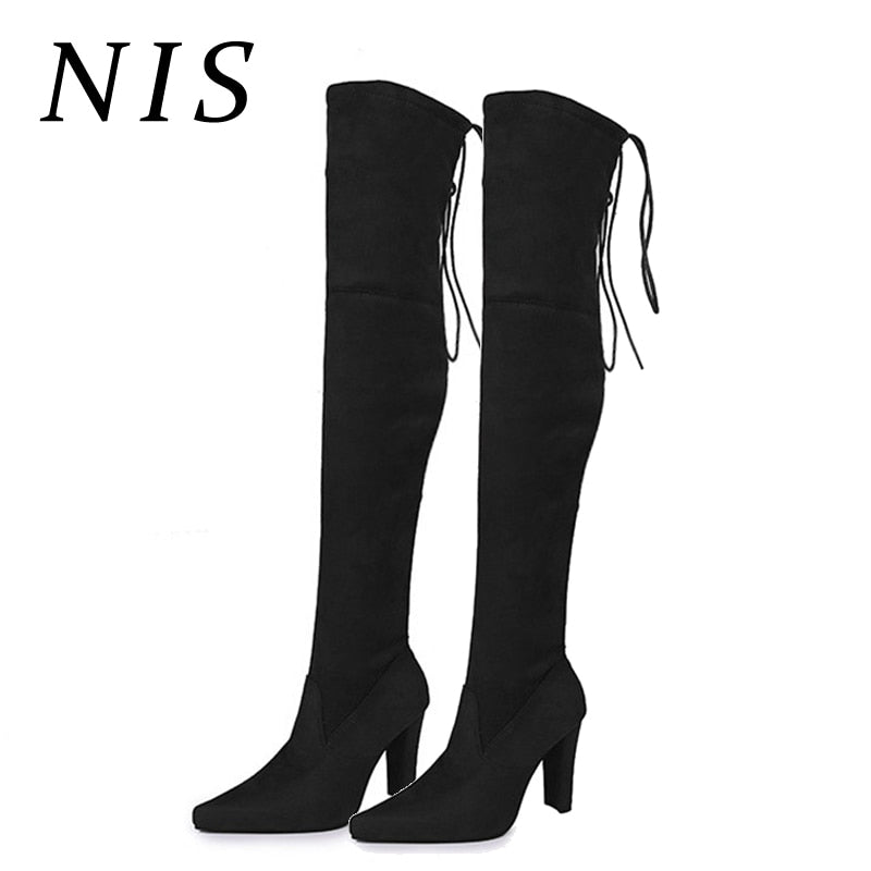 Thigh High Shoes Woman Big Size