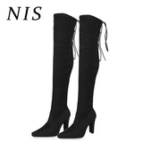 Thigh High Shoes Woman Big Size