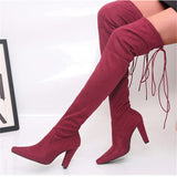 Thigh High Shoes Woman Big Size