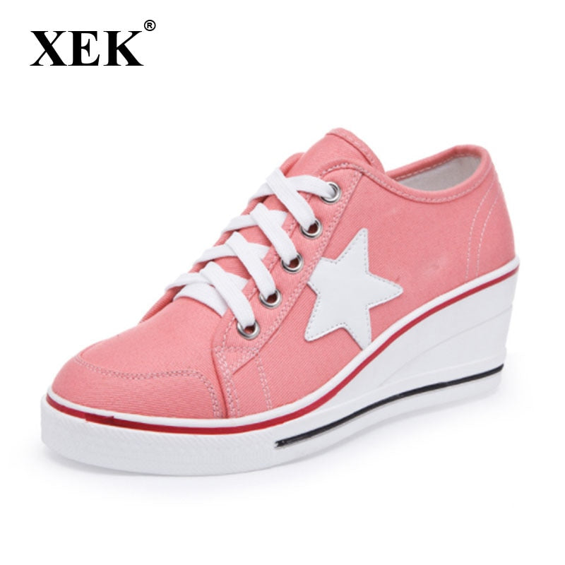 XEK Wedges Badge High Shoes