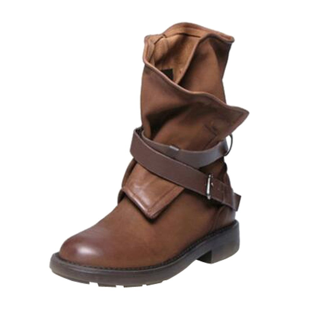 Fashion Medium Military Boots