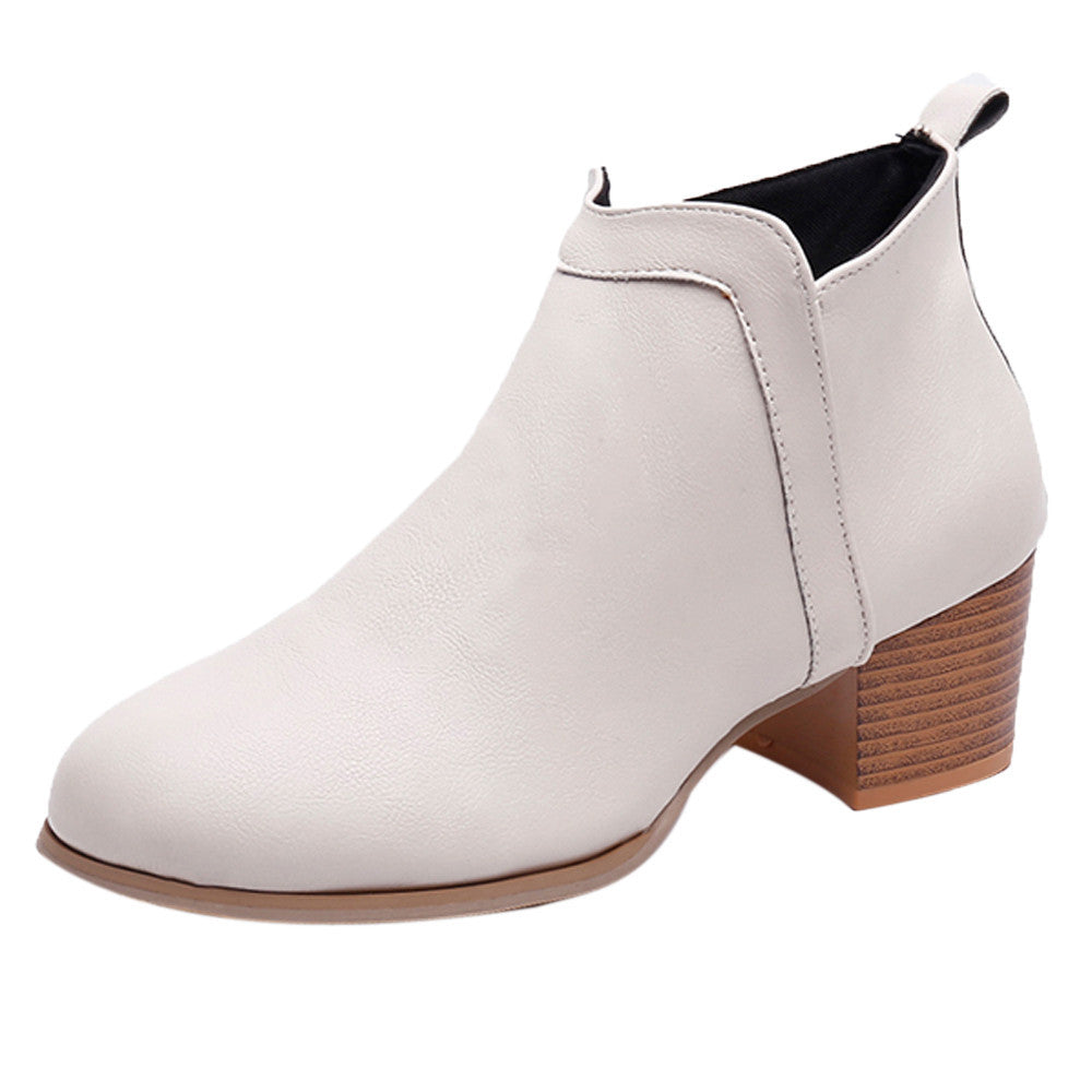 Women's Fashion Vintage Low Heel