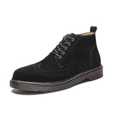 YIXI Brand Cowhide Leather Men