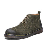 YIXI Brand Cowhide Leather Men
