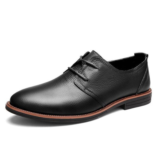 YIXI Shoes Men Genuine Leather Shoes