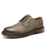 YIXI Autumn Men classic Derby Shoes