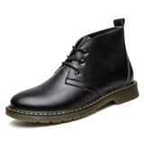 YIXI Genuine leather men ankle boots
