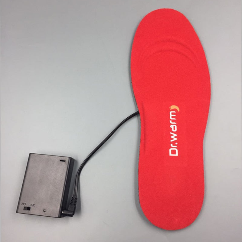 heated insoles for skiing, snowboarding, fishing