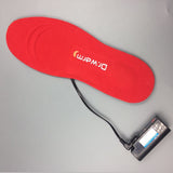 heated insoles for skiing, snowboarding, fishing