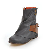 JK New Thick Heels Jackboots