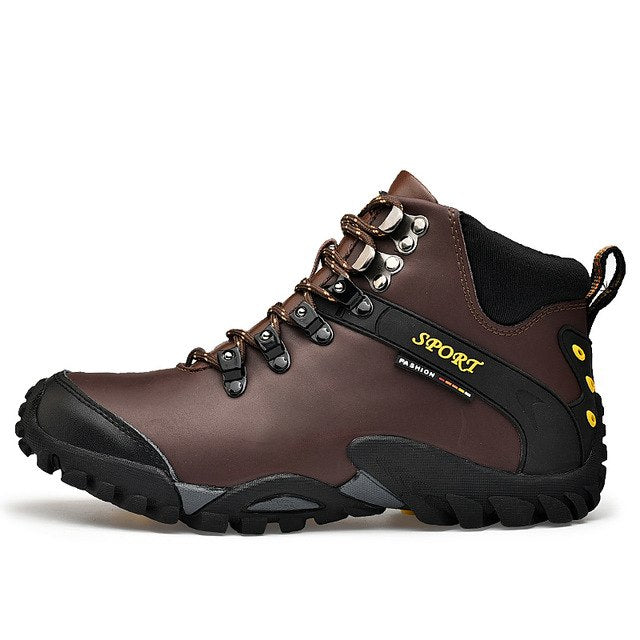 Brand New Men Leather Hiking Boots