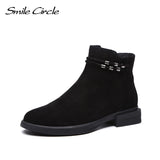 Smile Circle Ankle boots women