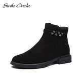 Smile Circle Ankle boots women
