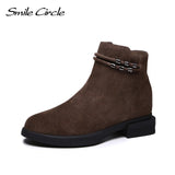 Smile Circle Ankle boots women