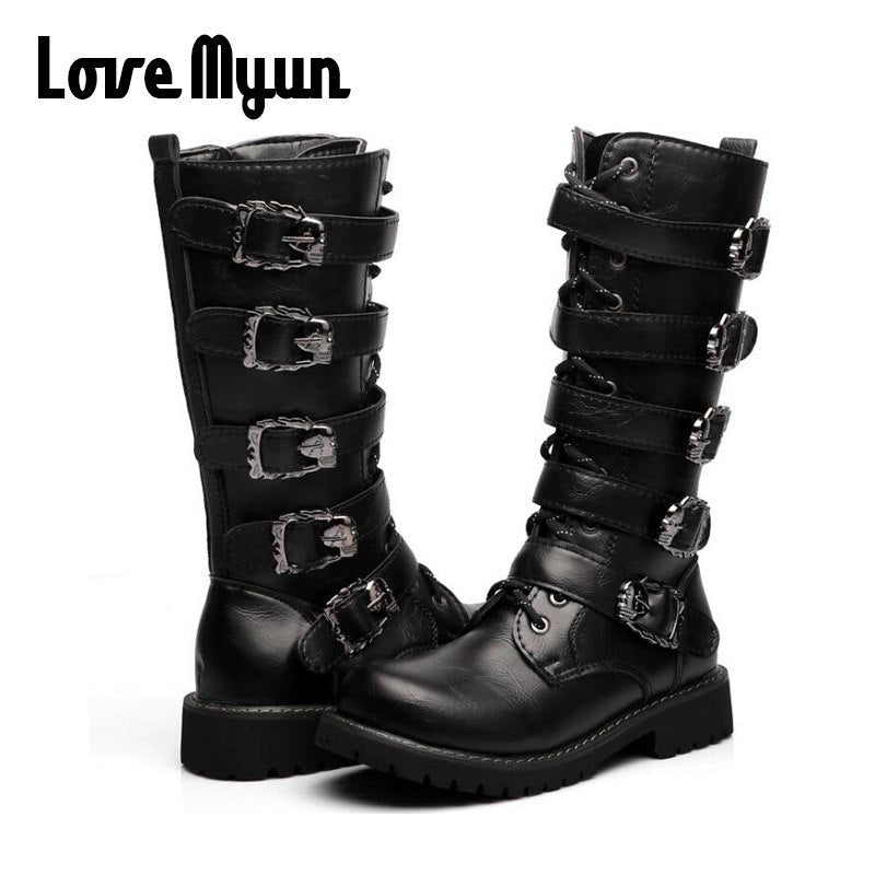 Men Motocross Boots Motorcycle Shoes
