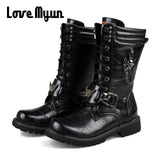 Men Motocross Boots Motorcycle Shoes