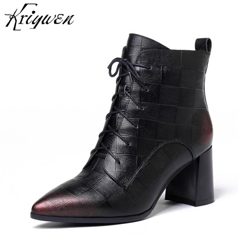 Cow Leather Women Riding Boots