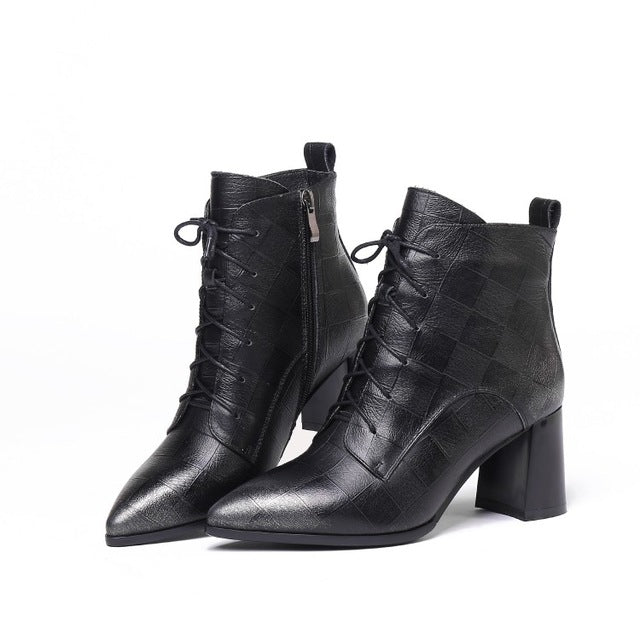 Cow Leather Women Riding Boots