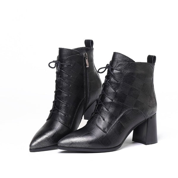 Cow Leather Women Riding Boots