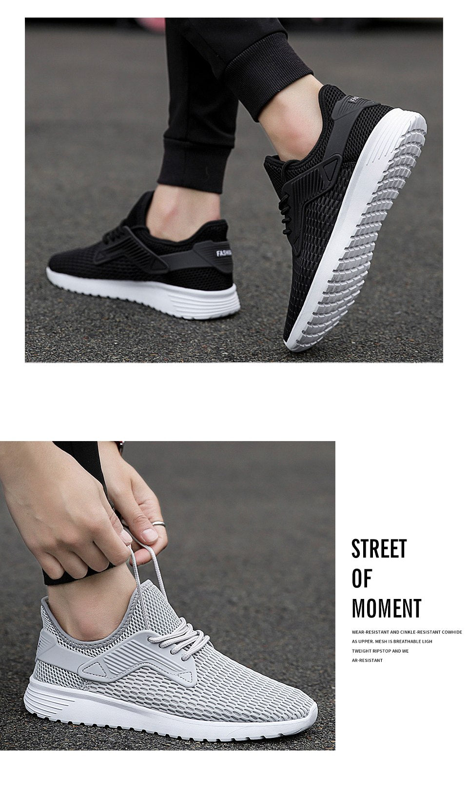 Summer Breathable Mesh Casual Shoes
